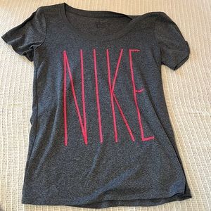 Gray Nike shirt